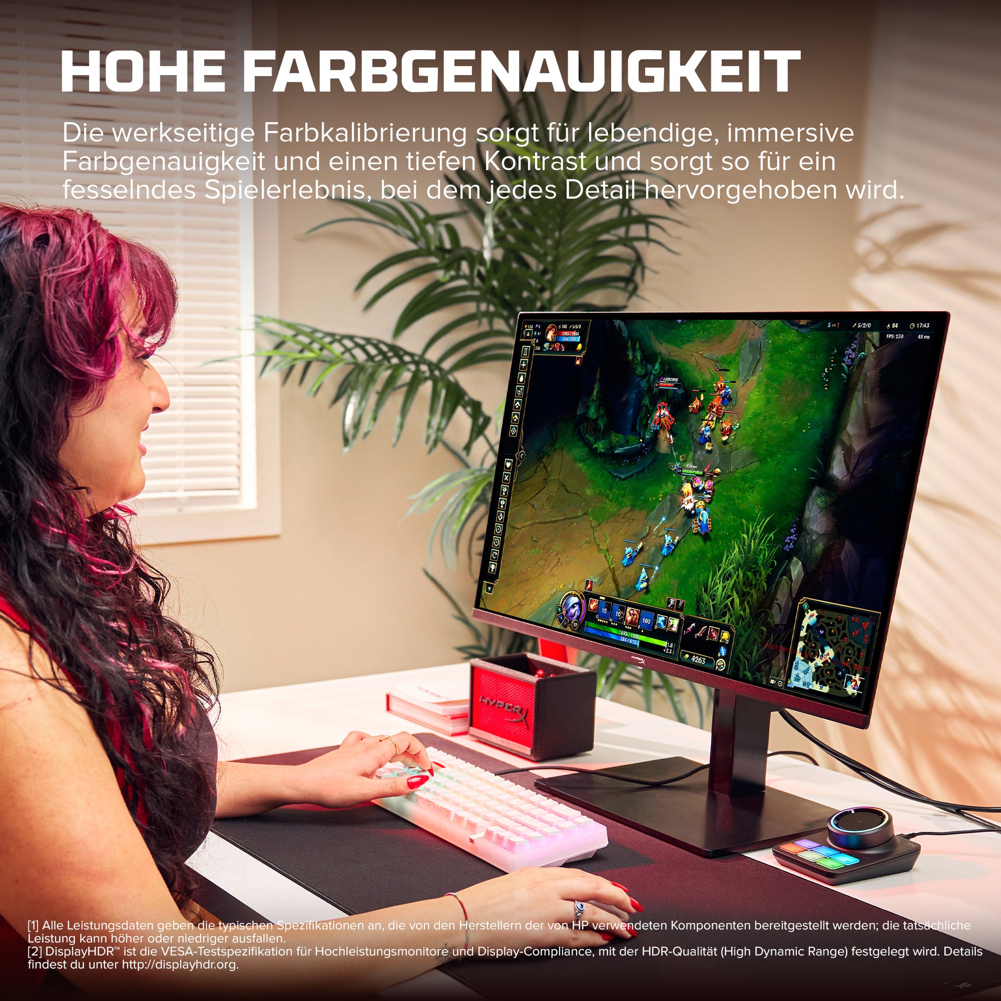 HP OMEN – 27", 2560 × 1440 (WQHD), OLED, 240 Hz