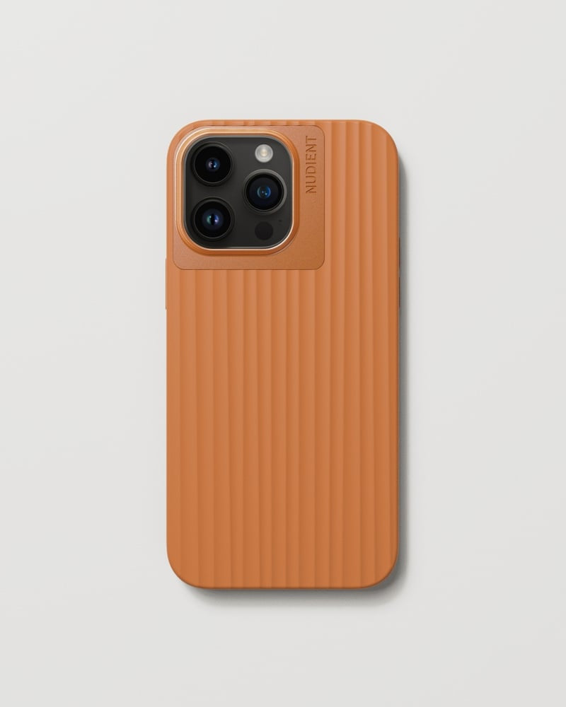 Nudient Bold – Rückcover – für Apple iPhone 14 Pro Max, Recycling-Kunststoff, Tangerine Orange