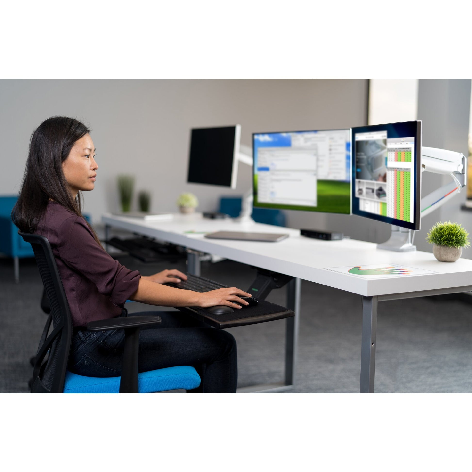 Kensington Monitorarm, Dual, höhenverstellbar