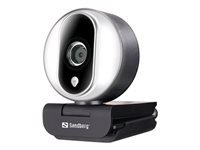 Sandberg Streamer USB Pro – Webcam – Full HD 1080p, bis zu 60 fps, USB