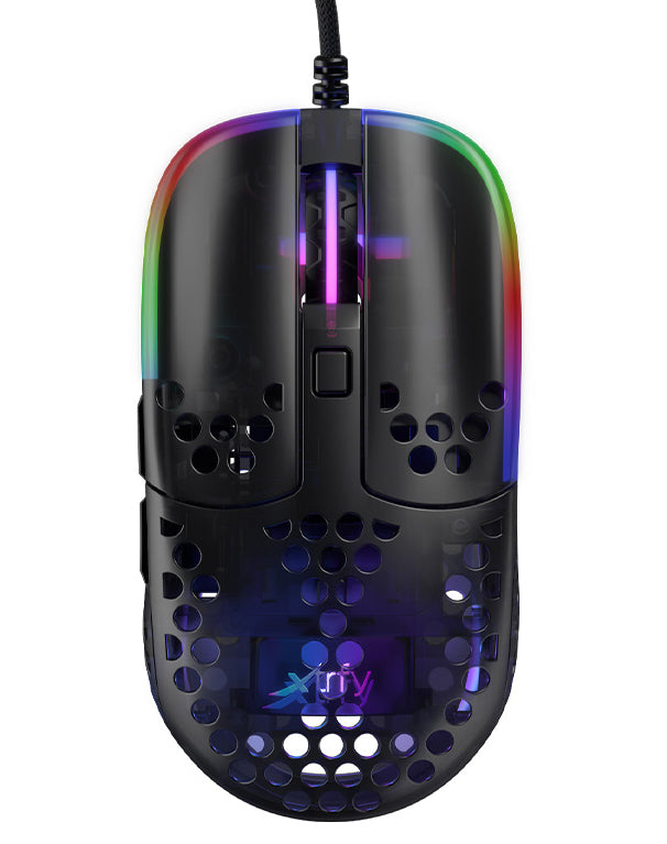 CHERRY XTRFY MZ1 – Gaming-Maus – Kabelgebunden (USB‑A), 16000 DPI, RGB-Beleuchtung, beidhändig, Schwarz