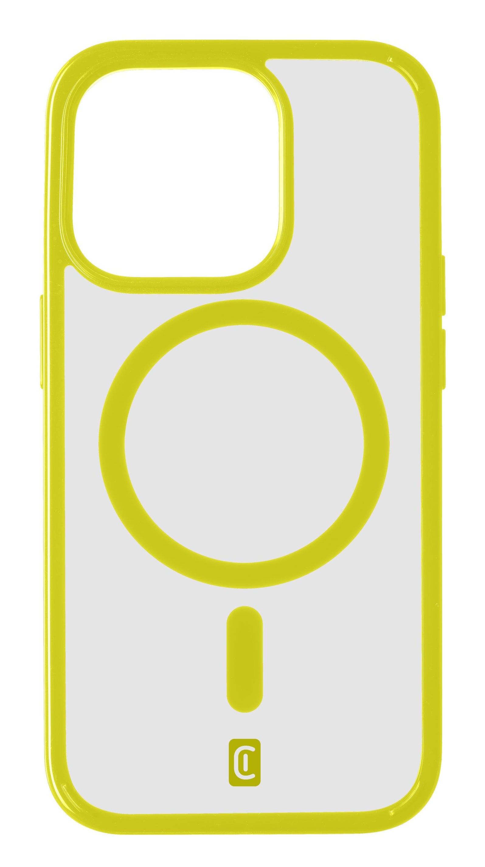 Cellularline Backcover – für Apple iPhone 15 Pro – grün – MagSafe-kompatibel