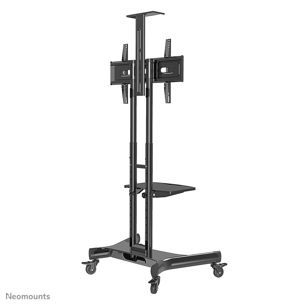 Neomounts NM-M1700BLACK – Trolley, höhenverstellbar, für 32–75", VESA 200×200–600×400, bis 50 kg, schwarz