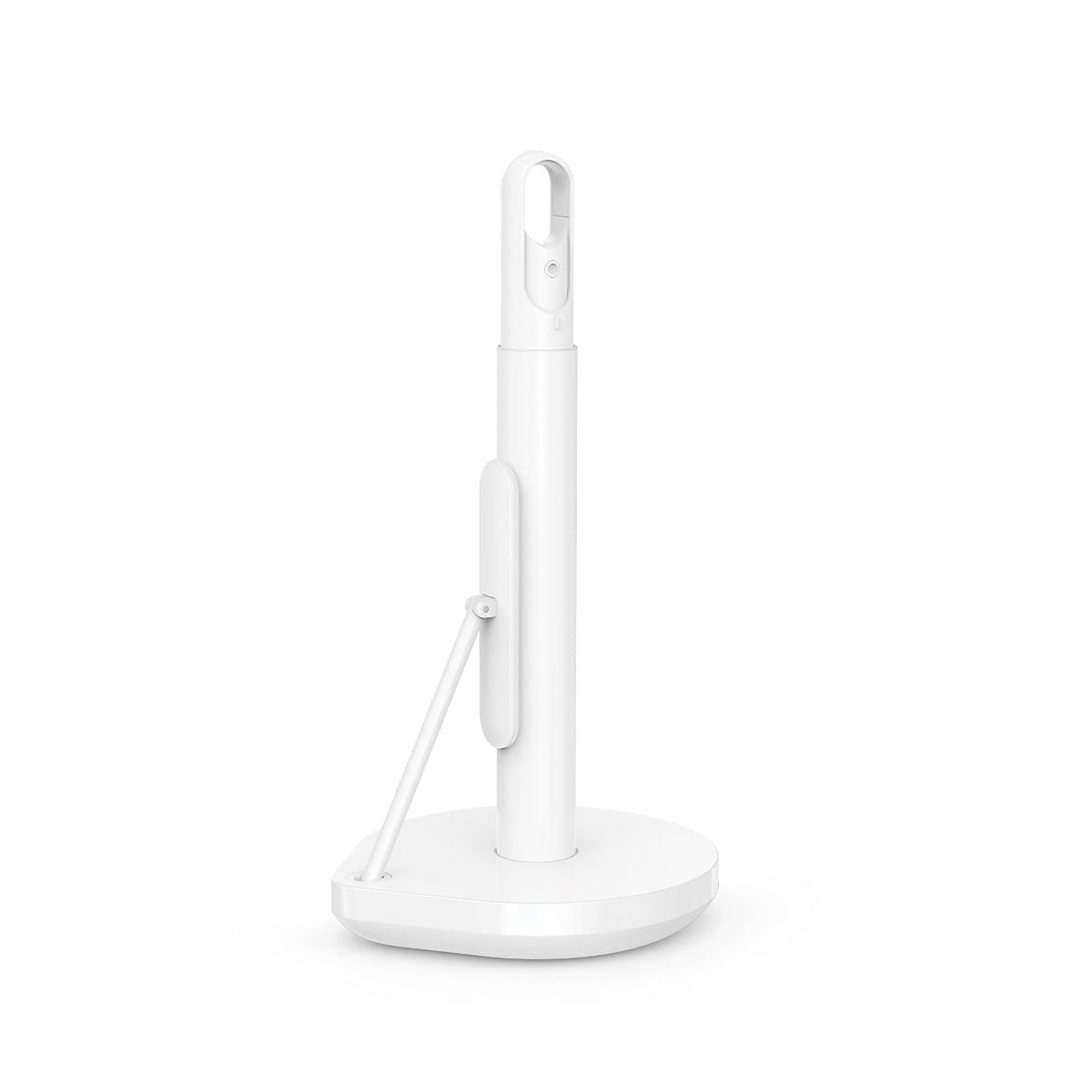 Simplehuman – Küchenrollenhalter Edelstahl, 20,6 × 18 × 38,1 cm, Weiss, für Rollen bis Ø 18 cm