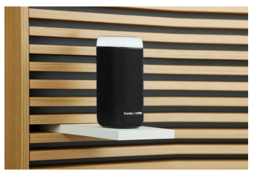 Hama Glow Pro 188230 – Party-Lautsprecher – 30 W, 12 h Akku, LED, Bluetooth 5.0, IPX4, Schwarz