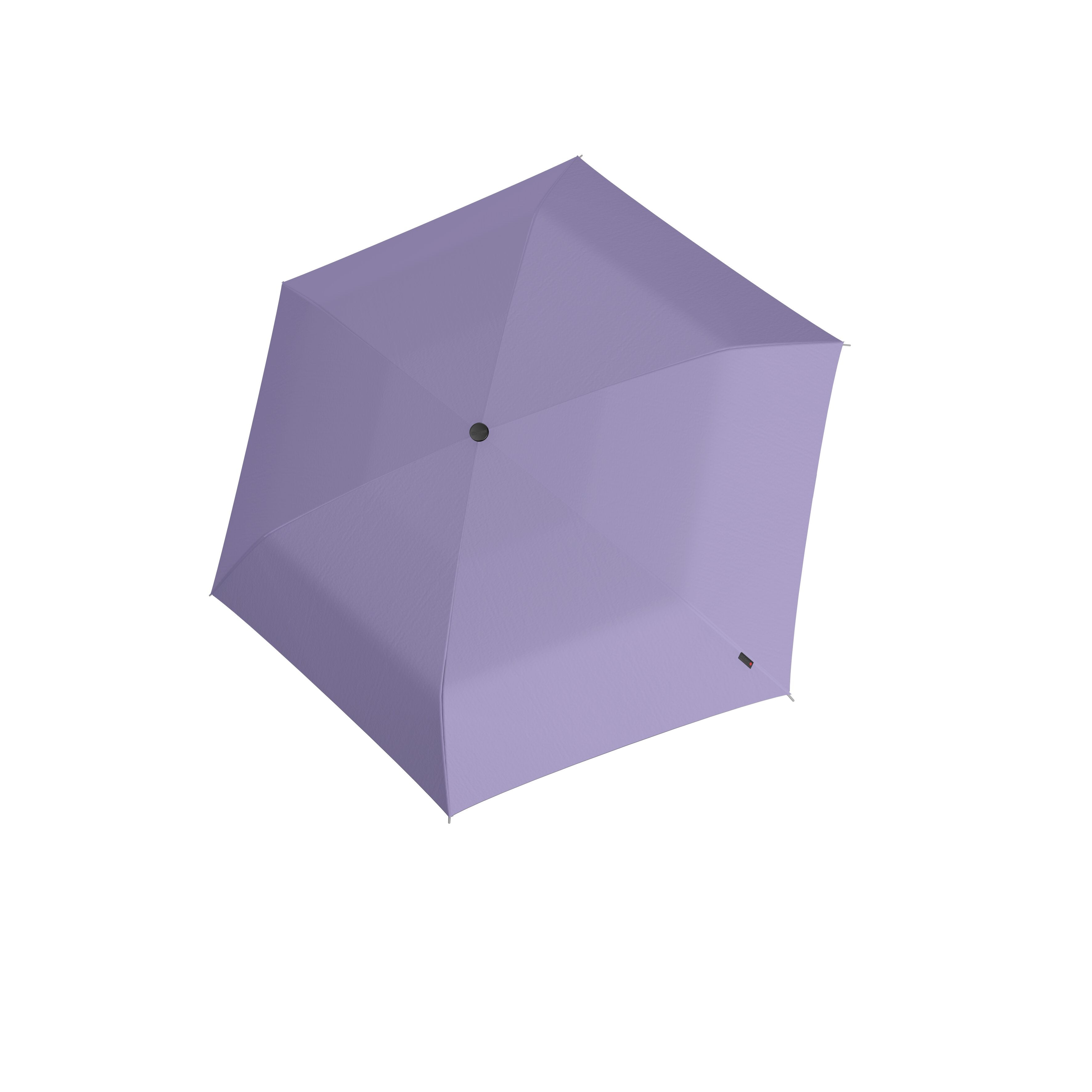 Knirps Taschenschirm US.050 – manuell, Ø 90 cm, L 21 cm – Lavendel – windfest