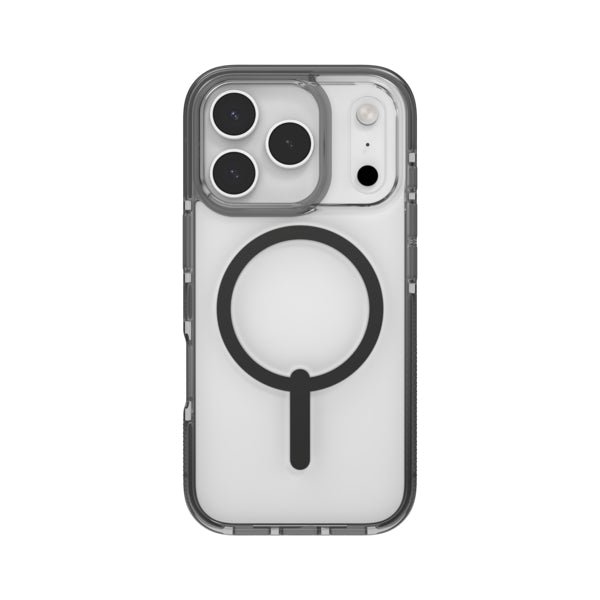 ZAGG Santa Cruz Snap Backcover – für Apple iPhone 17 Pro, Graphen, Schwarz/Transparent, bis 4 m Sturzsicher