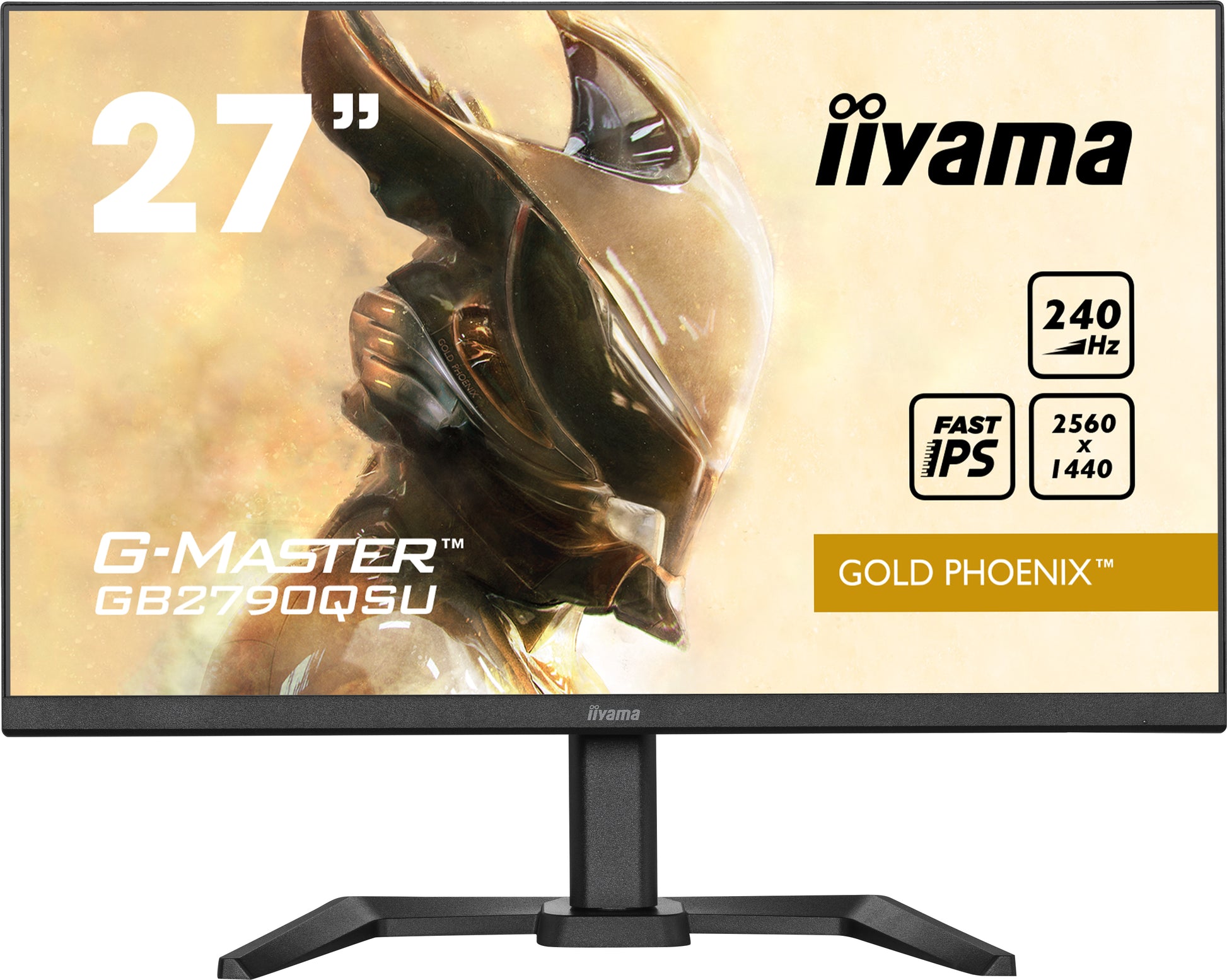 iiyama GB2790QSU-B5 – Monitor, 27" WQHD (2560 × 1440), IPS, 240 Hz, 400 cd/m²