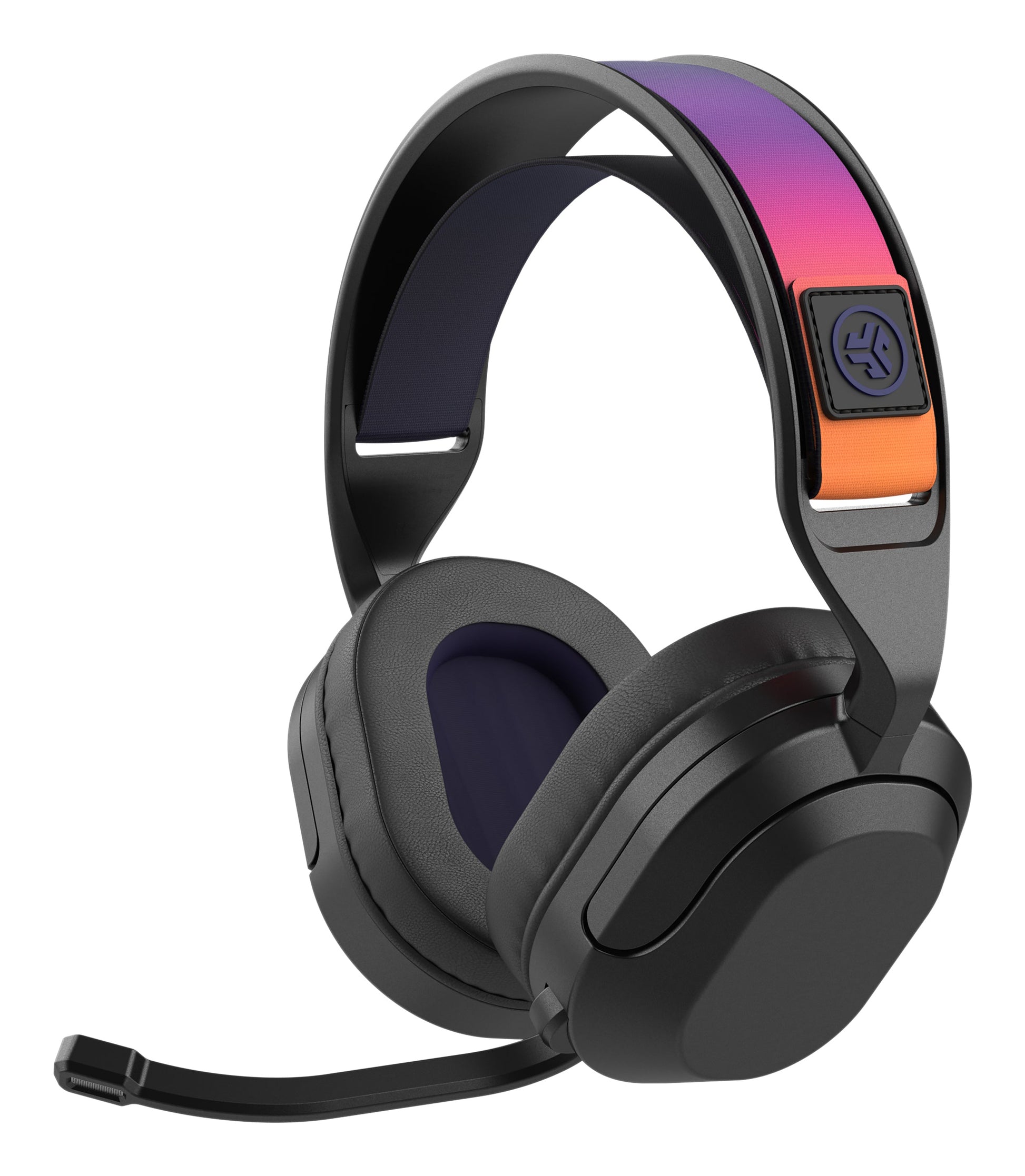 JLab Nightfall – Gaming-Headset – Bluetooth, USB-C – Schwarz, für PlayStation/PC – bis 70 h