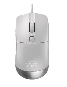 CHERRY XTRFY M50 – Gaming-Maus – Kabelgebunden (USB‑A), 12000 DPI, Rechts, Weiss
