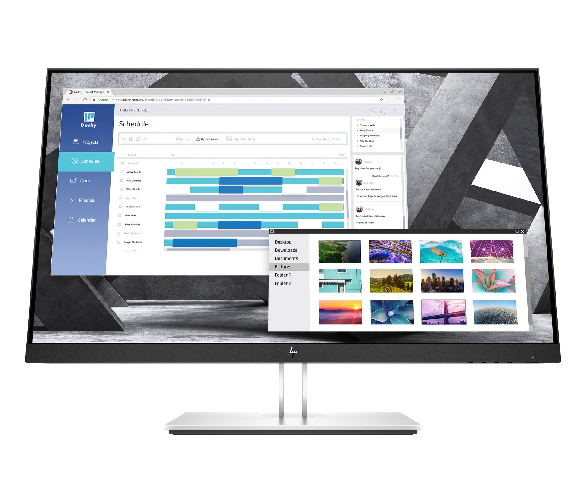 HP E27q G4 – 27", 2560 × 1440 (WQHD), IPS