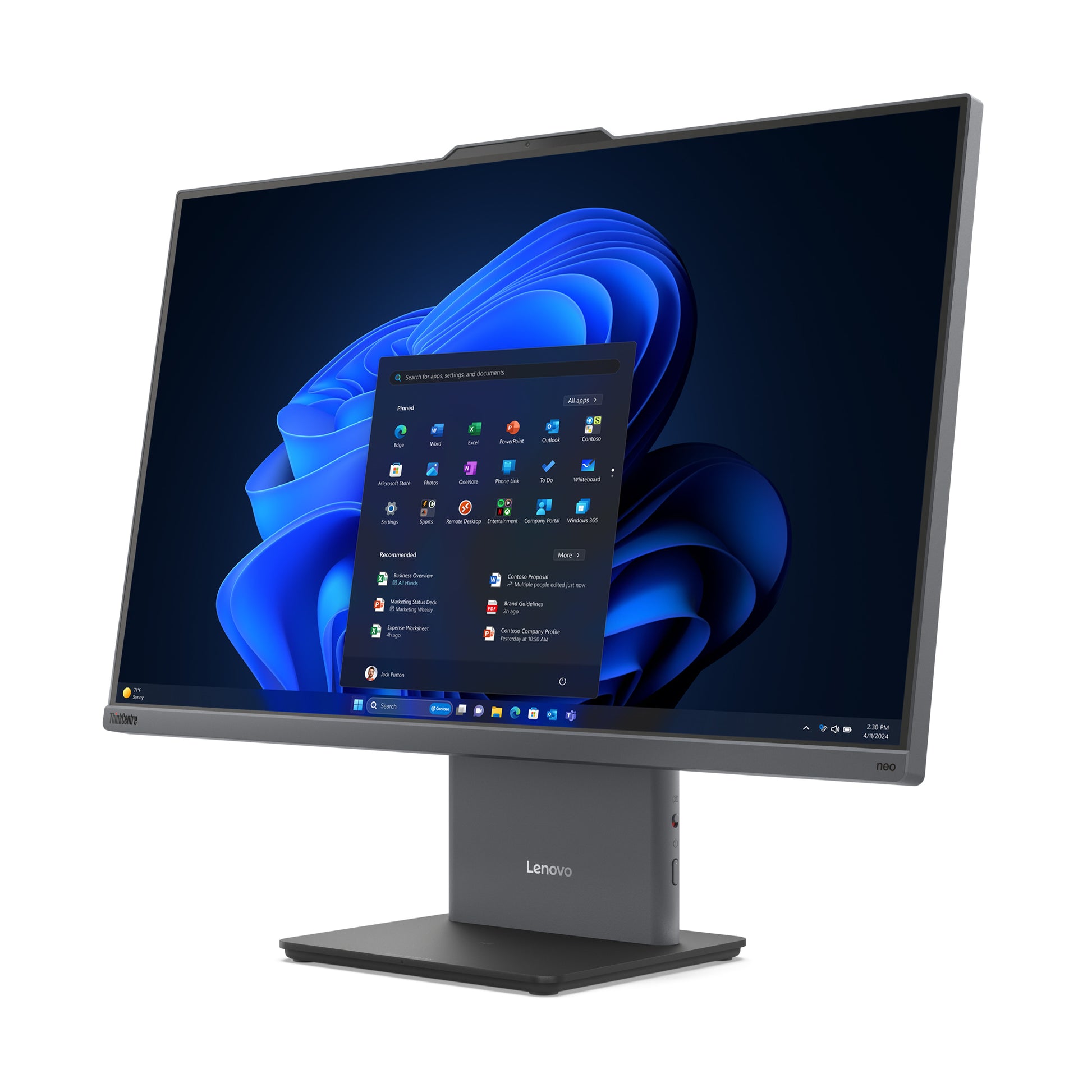 Lenovo All-in-One – 27" Full HD, Intel Core i7-13620H, 16 GB RAM, 512 GB SSD, Windows 11 Pro
