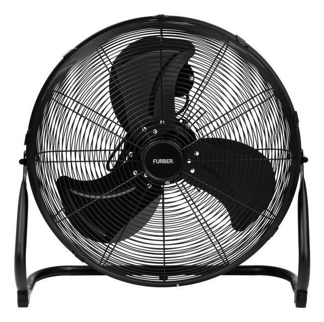 Furber. Furber Bodenventilator Vayu-Industry F01252 – 50 cm (20"), 3 Stufen, 125 W, 62 dB(A), Silber
