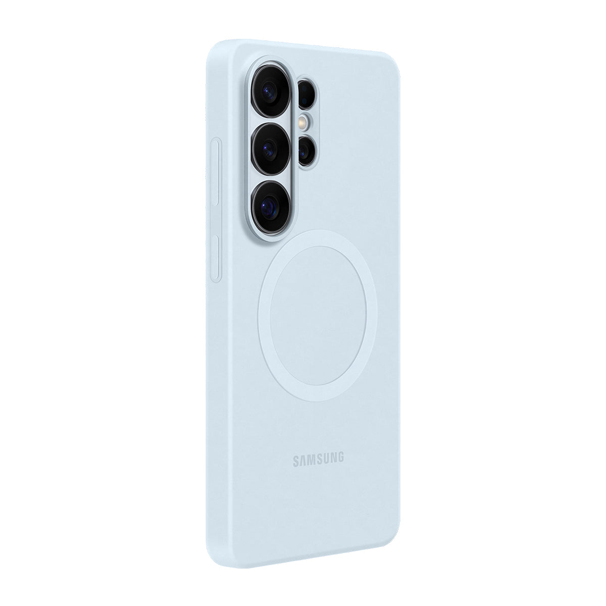 Samsung Silikon Magnet Hülle Holster – für Samsung Galaxy S26 Ultra, MagSafe, Silikon, Hellblau