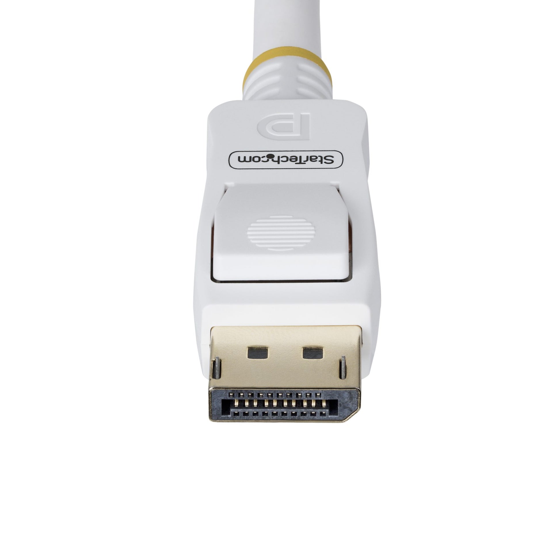 StarTech.com DisplayPort Kabel DP 1.2 4K 60 Hz – 3 m – Verriegelbar – Weiss