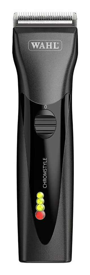 Wahl Haarschneider ChromStyle Clipper – Akku, 90 min Laufzeit, ab 0,7 mm – 4 Kammaufsätze – schwarz