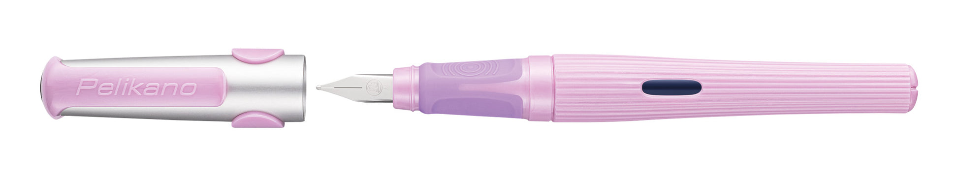 Pelikan Structure – Füllfederhalter – M, für Rechtshänder – Pink – Edelstahl