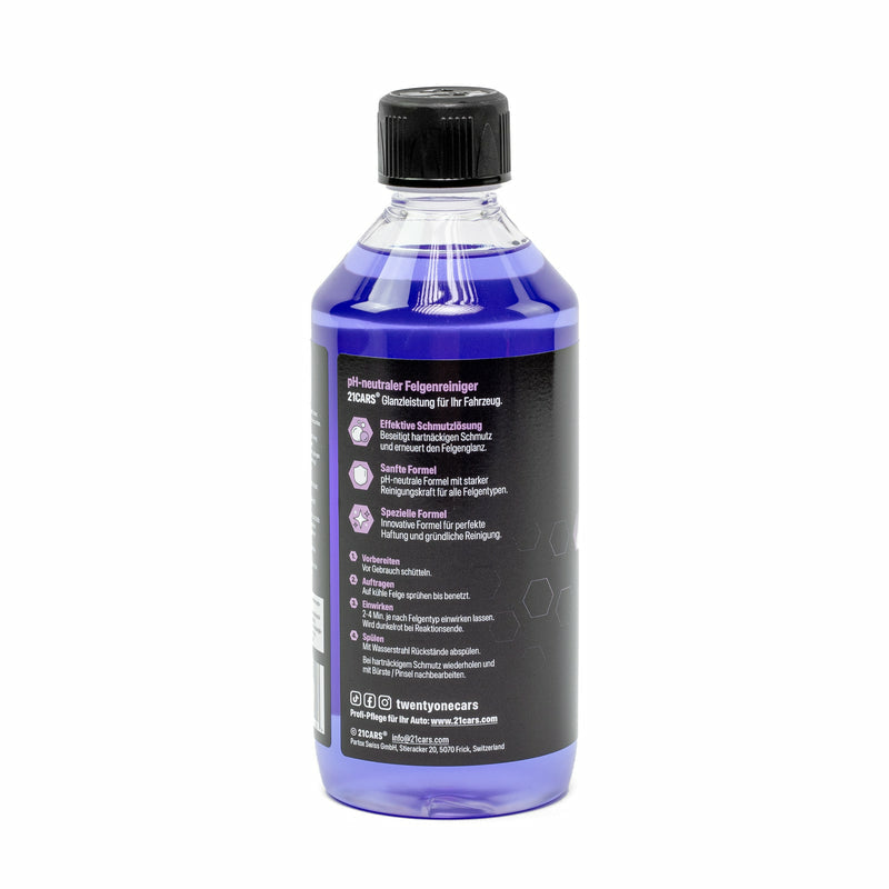 21CARS Felgenreiniger Wildkirsche – für Felgen – 500 ml