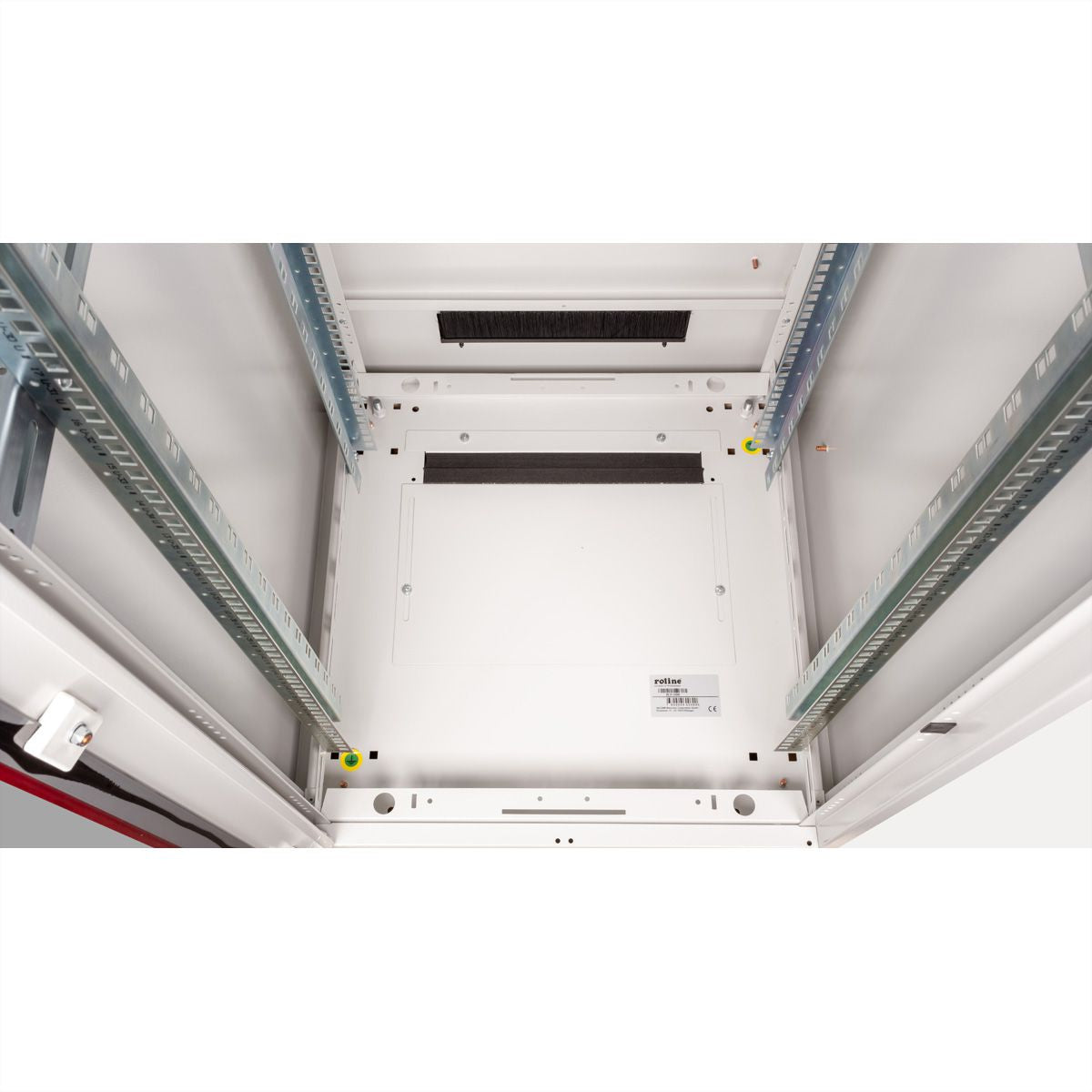 ROLINE Pro – 19" Netzwerkschrank 47U, IP20, abschliessbar, 600 × 600 × 2276 mm, lichtgrau, Stahl
