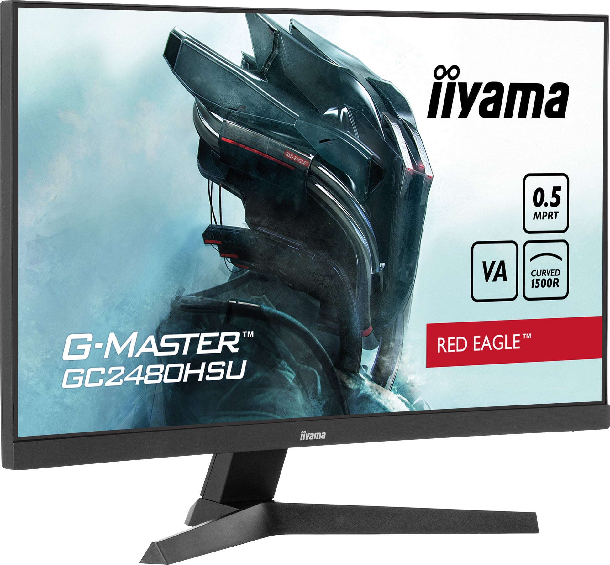iiyama G-MASTER GC2480HSU-B1 – 24" Full HD VA 180 Hz Curved – Lautsprecher, HDR