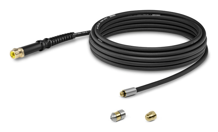 Kärcher PC 7,5 Rohrreinigungs-Set – mit 15 m Schlauch – für G 7.180, K 2, K 2 Battery Set und andere