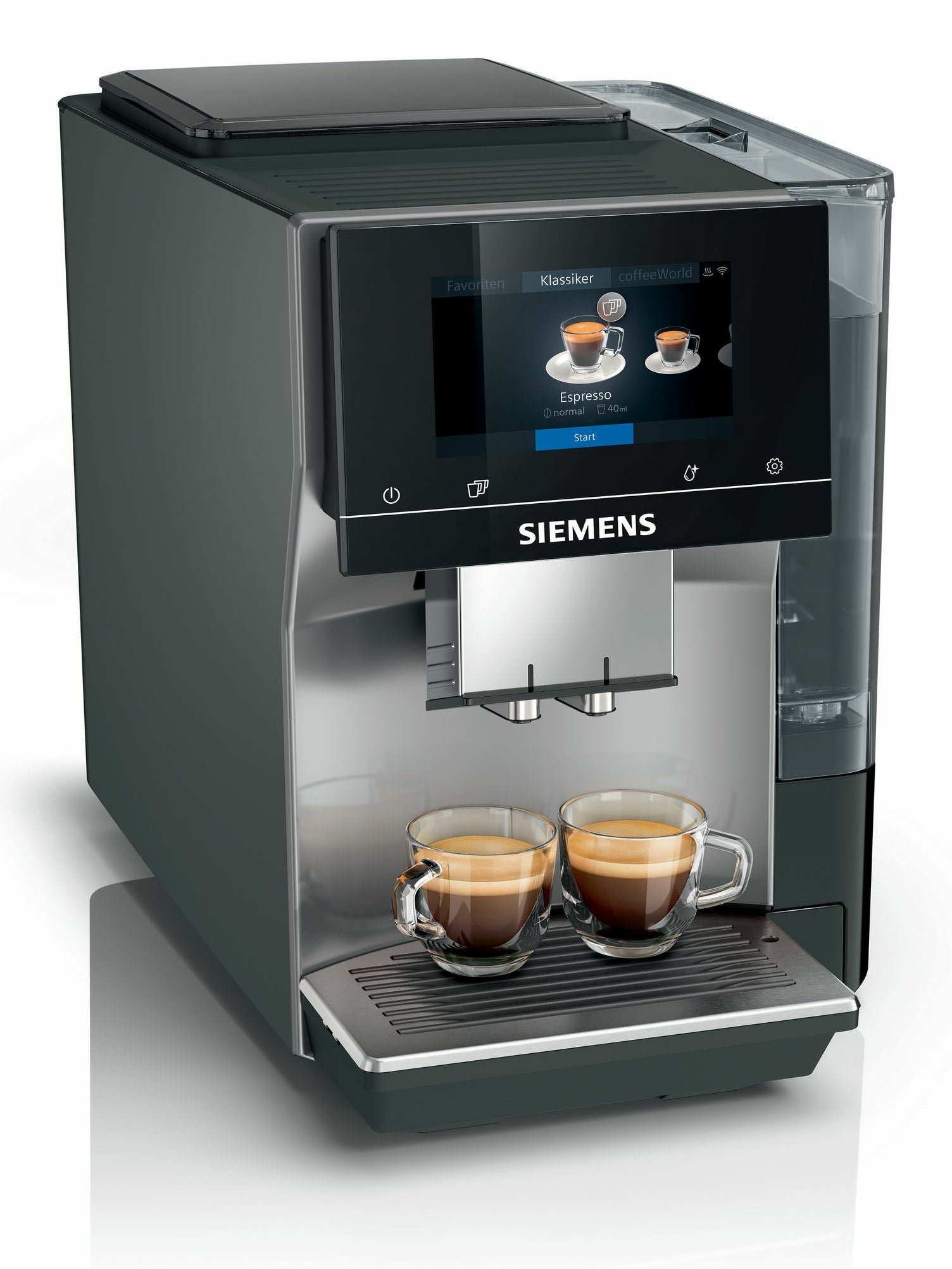 Siemens EQ700 TP715D01 Kaffeevollautomat – 19 bar, 2,4 l, 320 g, Keramik-Mahlwerk, Braun