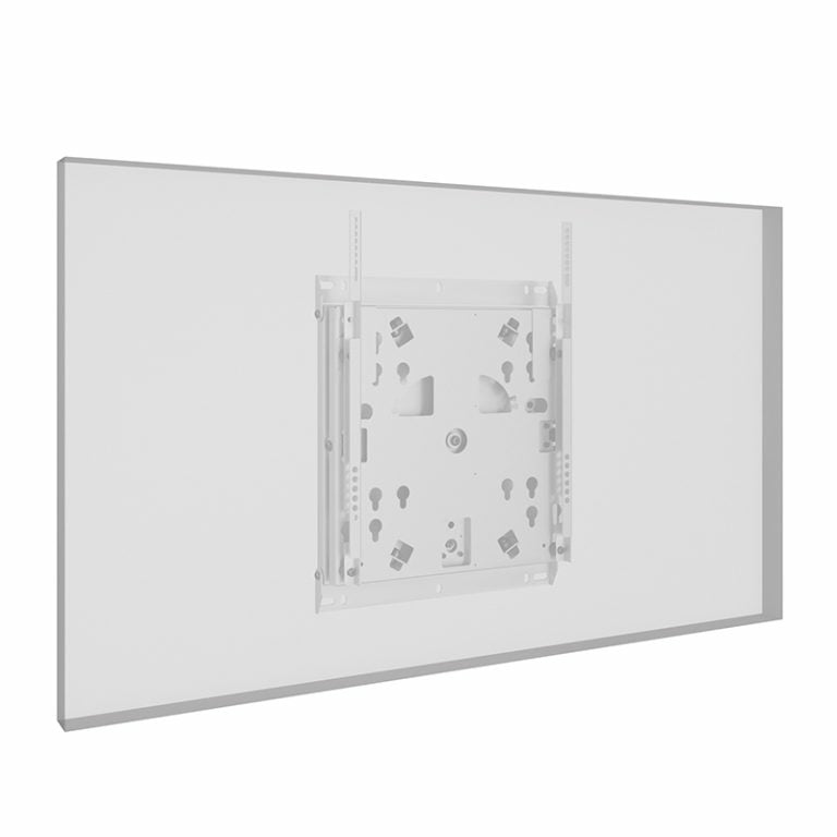 Hagor Wandhalterung – Vollbeweglich – 65" – VESA 200×200–400×400 – bis 45 kg, Flip-Mechanik – Weiss