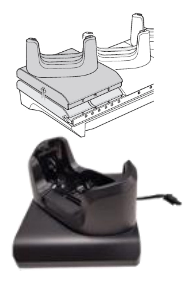 Zebra Cradle Cup – Ladeschale, für TC73/TC78, Schwarz