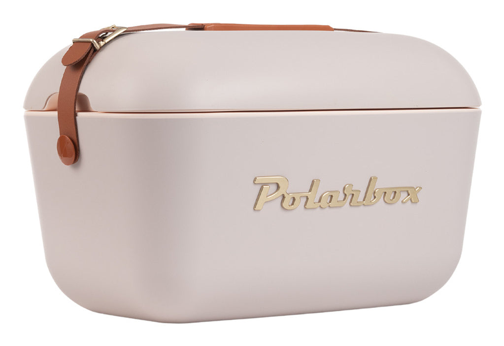 Polarbox Thermobox Retro Kühler – Weiss – 20 l, 44,8 × 30,2 × 28,9 cm – Kunststoff – 1 Stk