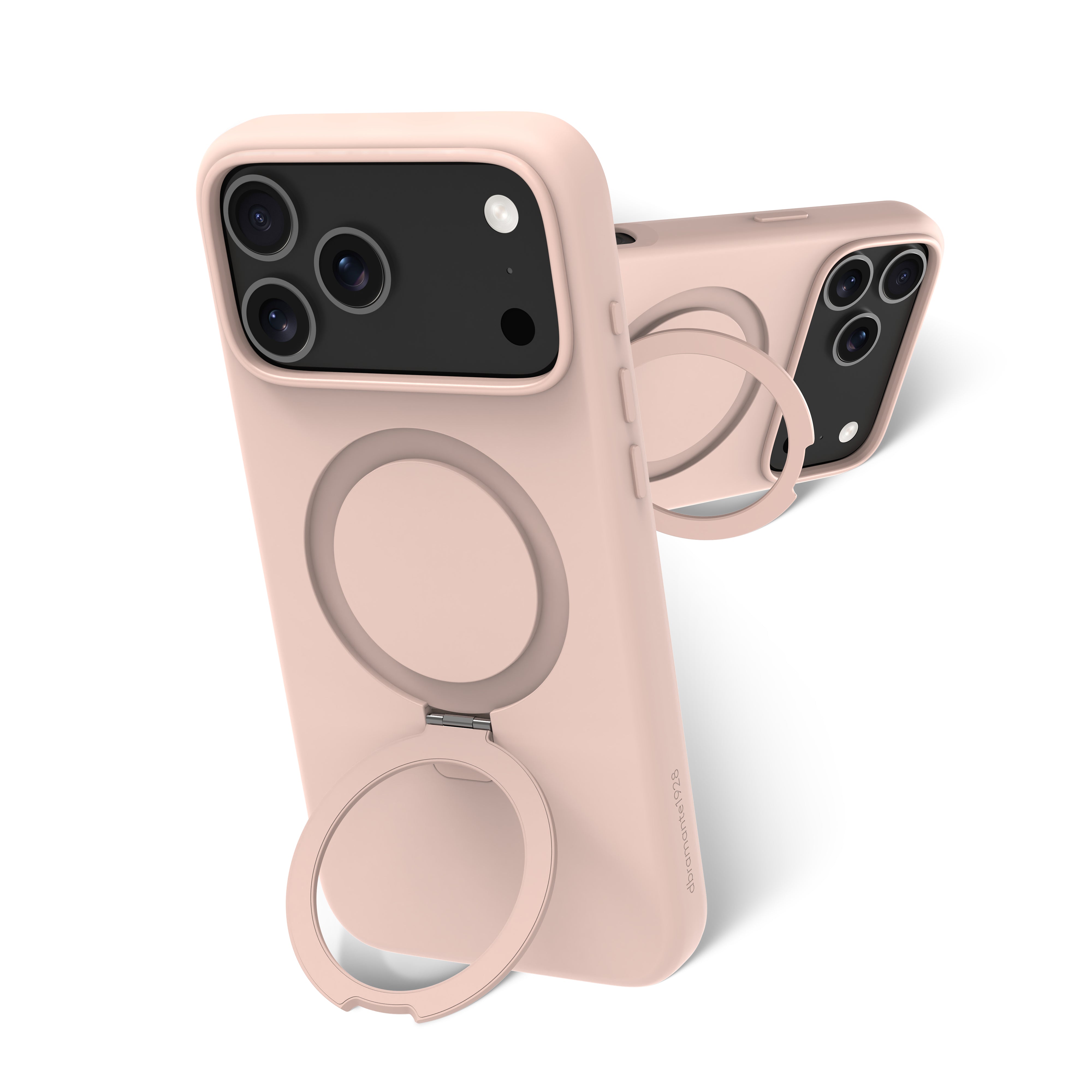 dbramante1928 Roskilde MS Kick ICON Backcover – für Apple iPhone 17 Pro Max, Pink Sand, bis 1,2 m sturzsicher