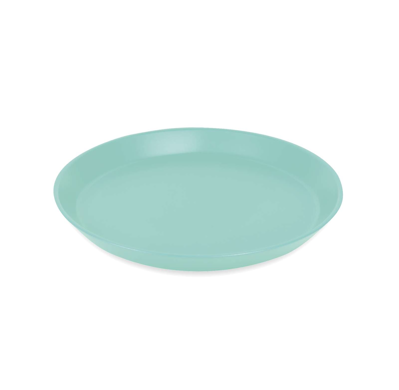 Koziol Speiseteller NORA – Ø 20,5 cm, Kunststoff (biozirkulär), Grün, spülmaschinenfest, BPA-frei
