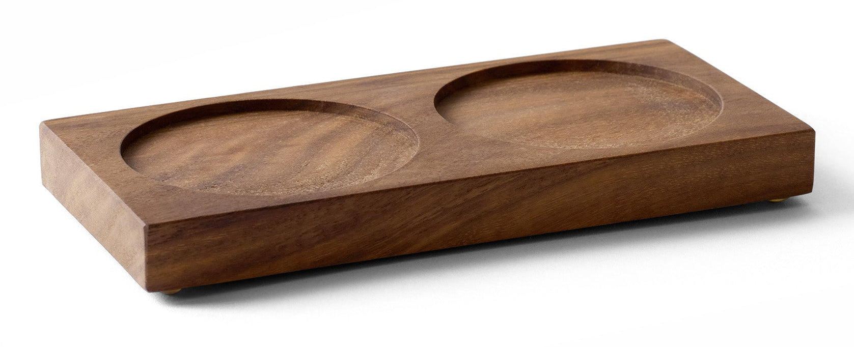 CrushGrind Untersetzer für Gewürzmühle, 15,1 × 7,3 × 1,7 cm, Walnussholz, Braun