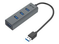 i-tec USB-Hub – USB 3.0, 4× USB-A, für Windows/Mac/Linux