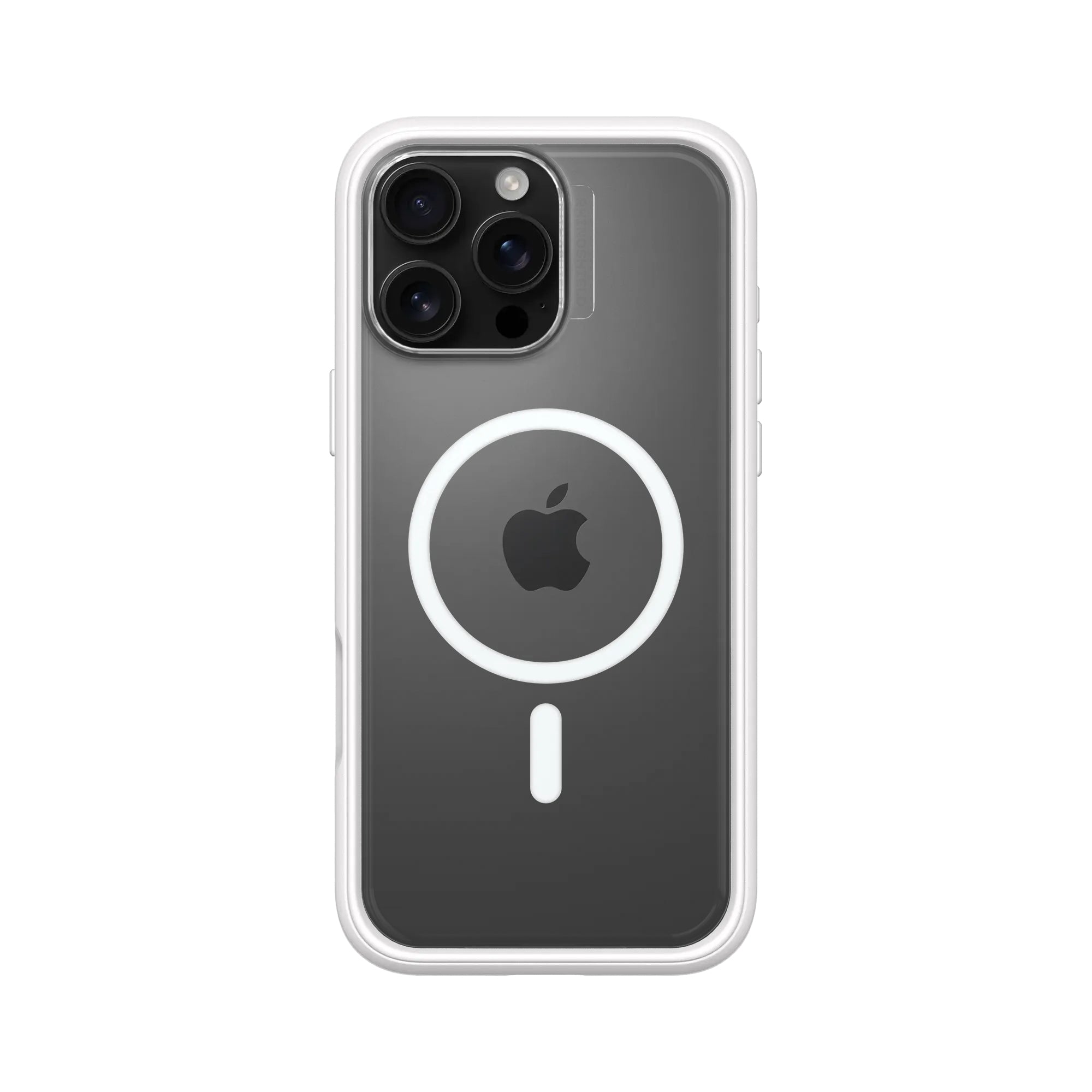RhinoShield Backcover – für Apple iPhone 16 Pro Max – transparent/weiss – MagSafe-kompatibel