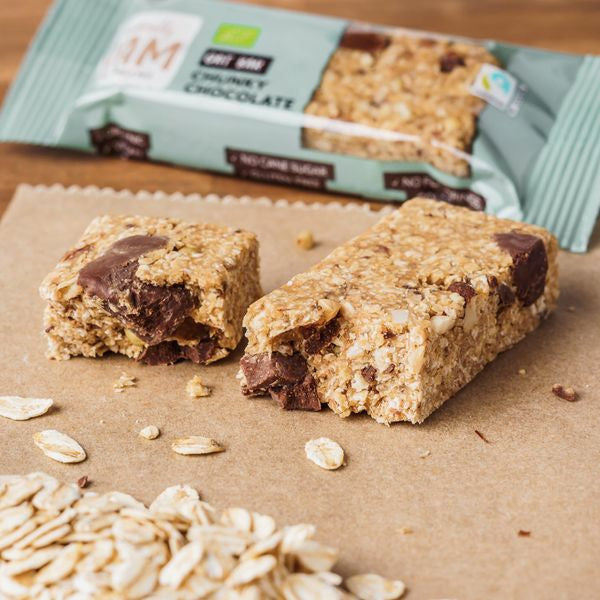Naturally Pam Bio Hafer-Riegel – Schokoladenstückchen, glutenfrei – 12 × 40 g