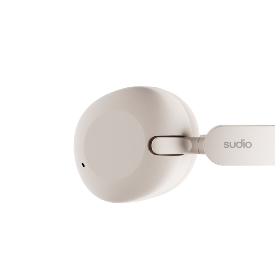 Sudio K2 Over-Ear Kopfhörer – Stereo, BT, ANC, Weiss, BT 5.3