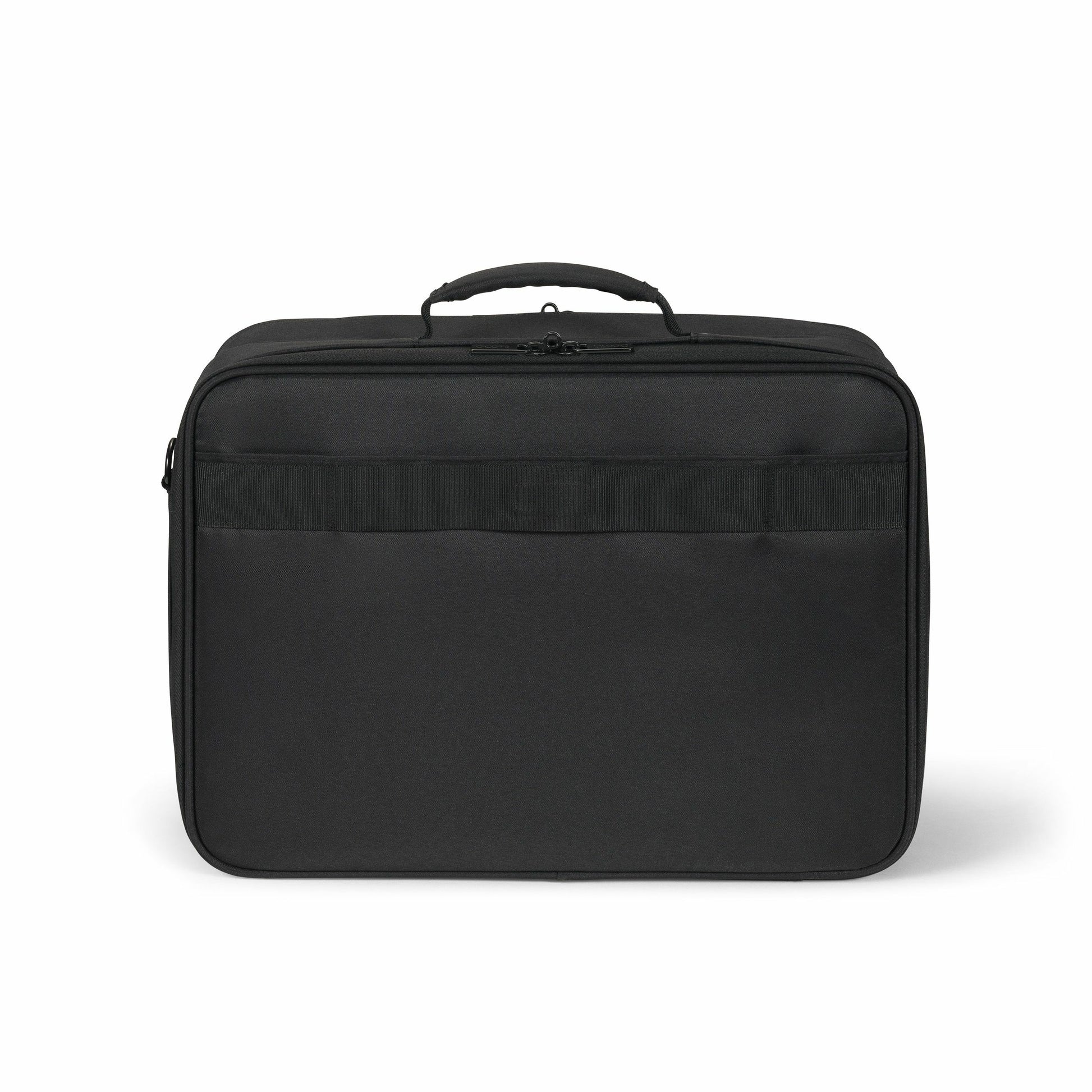 DICOTA Notebook-Tasche für bis 16" – wasserabweisend, Trolley-Haltegurt – Schwarz
