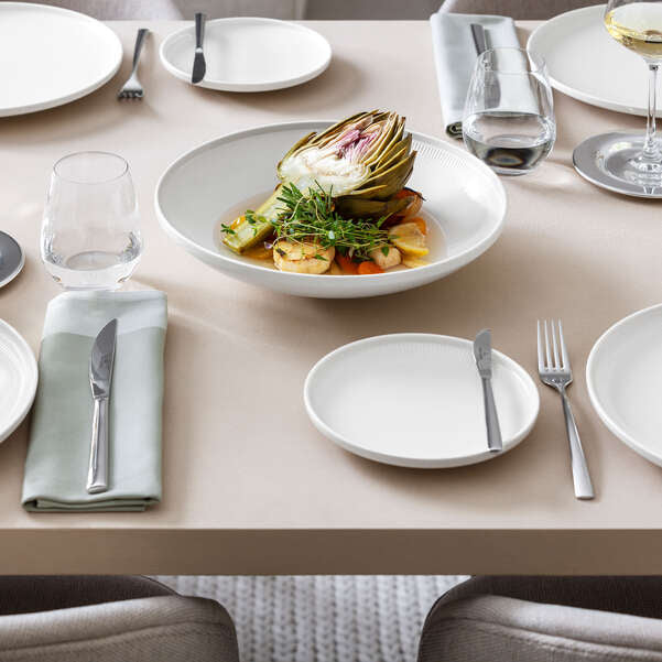 Villeroy & Boch Afina Schale – 0,85 l, Porzellan, weiss, mikrowellengeeignet, spülmaschinenbeständig