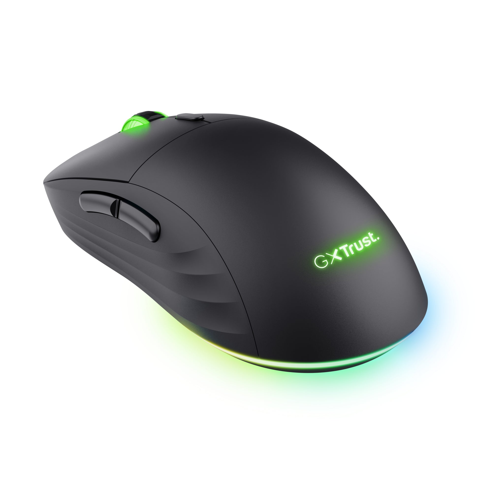 Trust GXT 927 Redex+ – Gaming-Maus – Kabellos (2,4 GHz), 25600 DPI, RGB-Beleuchtung, Rechtshänder, Schwarz