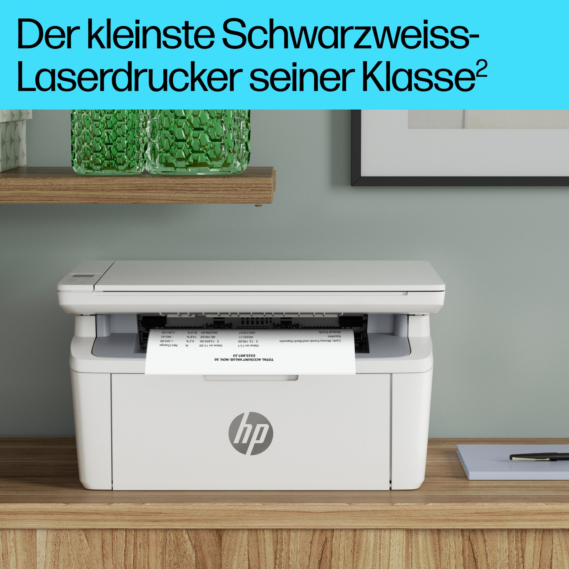 HP LaserJet M140 w – S/W Laser-MFP A4, 3-in-1 – WLAN
