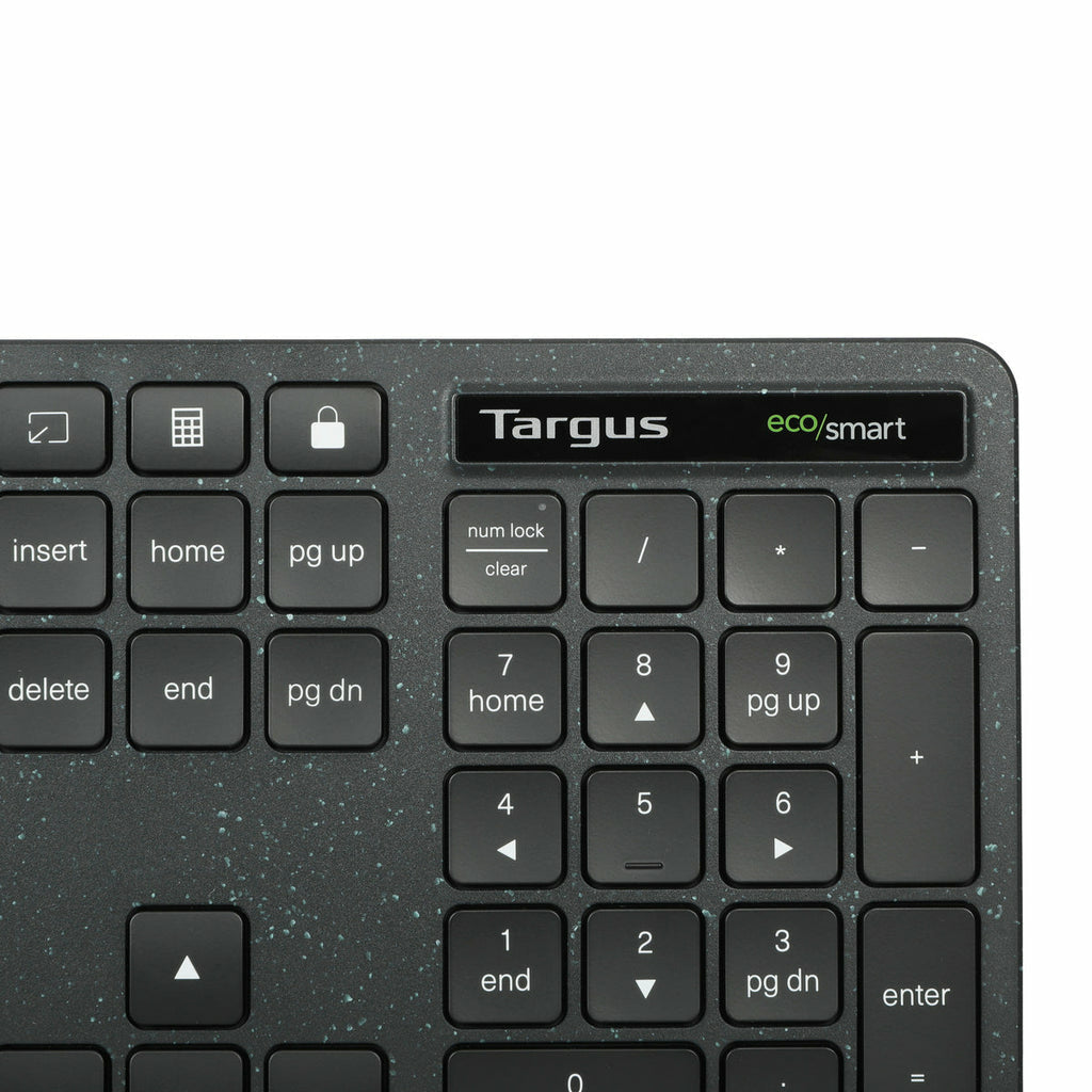 Targus ECOsmart – Tastatur – 100% – kabelgebunden – USB‑A – QWERTY (Nordic) – schwarz – antimikrobiell