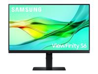 Samsung Viewfinity S6 S60Ud – Monitor, 24" 2560 × 1440 (WQHD), LED, Schwarz