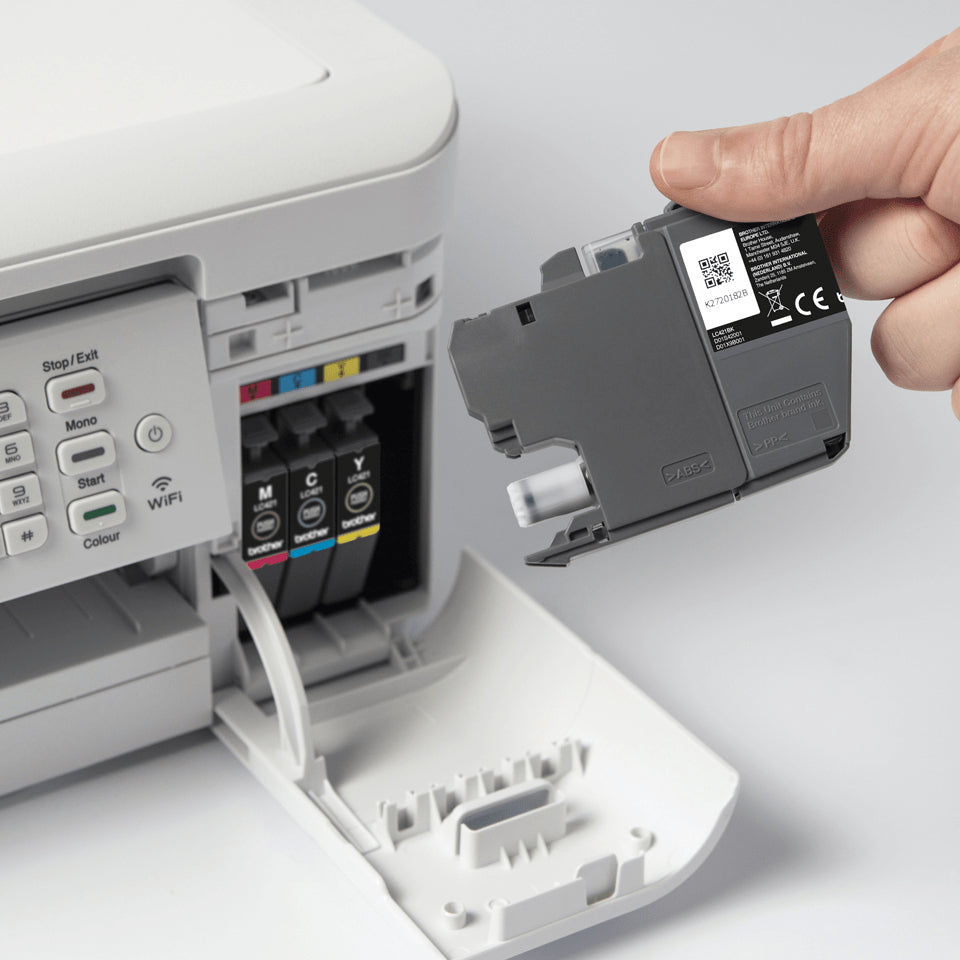 Brother Tintenpatronen-Multipack, Schwarz/Cyan/Magenta/Gelb (Original) – für DCP-J1050DW/1140DW, MFC-J1010DW