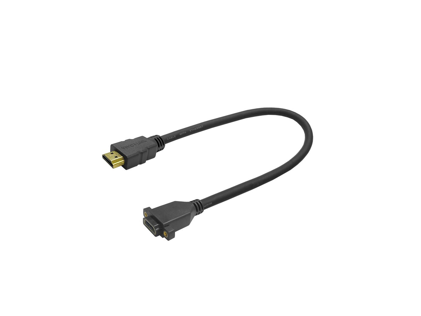 Vivolink HDMI Verlängerungskabel HDMI 2.0 4K 60 Hz – 0,2 m – HDR, ARC