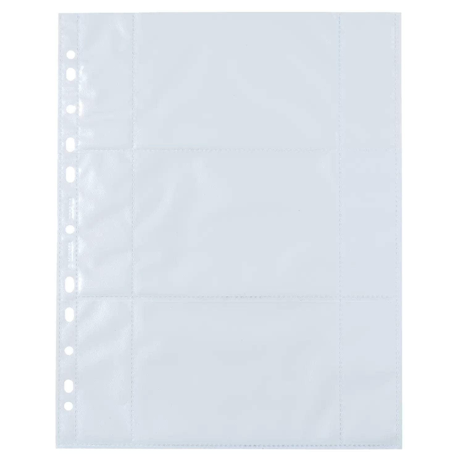 HERMA Sichtmappe – für Fotos 9 × 13 cm quer, weiss, Kunststoff, glänzend, 10er-Pack