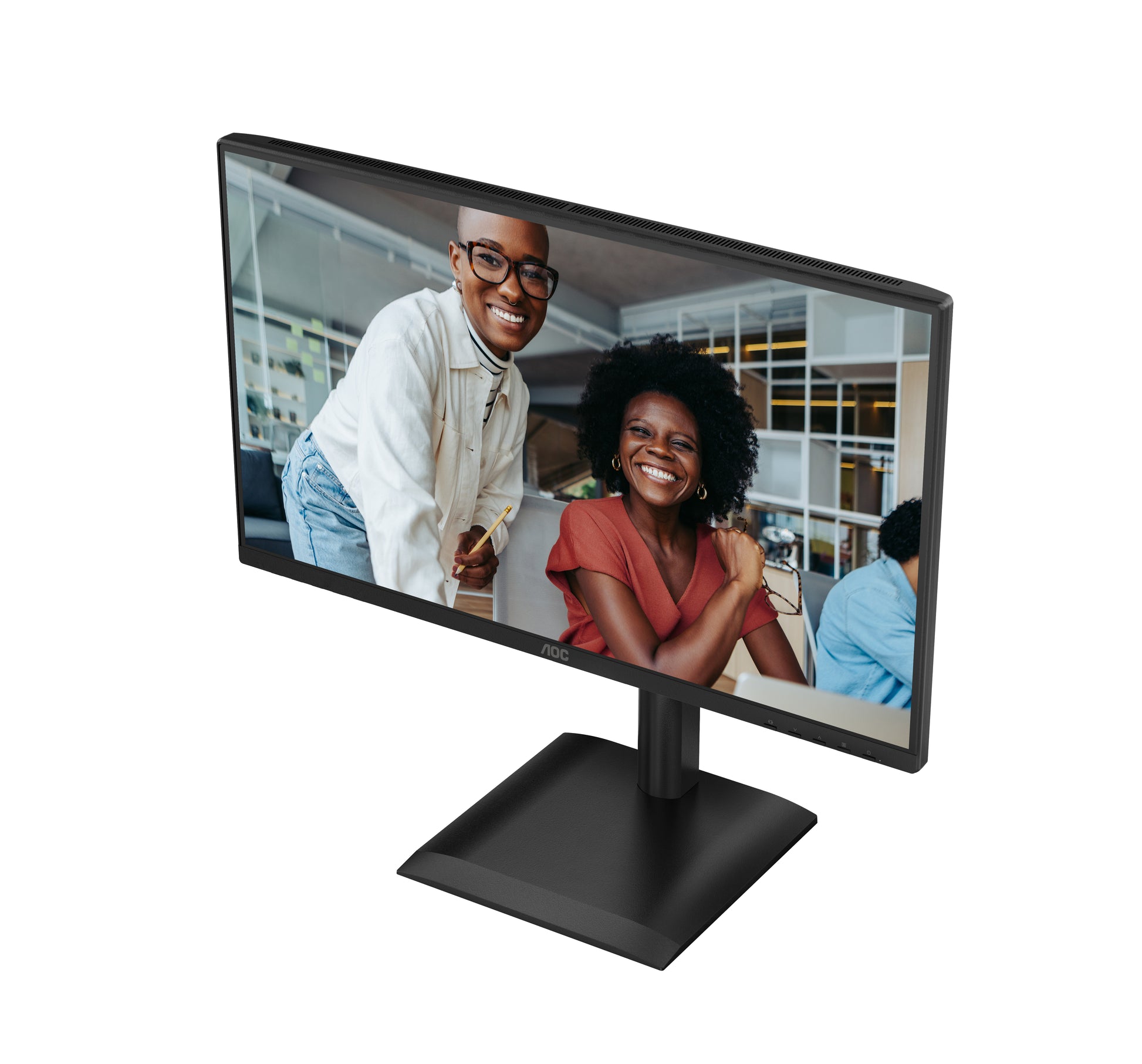 AOC 24E4CV – Monitor, 23,8", IPS, 120 Hz, 300 cd/m², USB-C, Daisy Chain, VESA 100 × 100, Schwarz