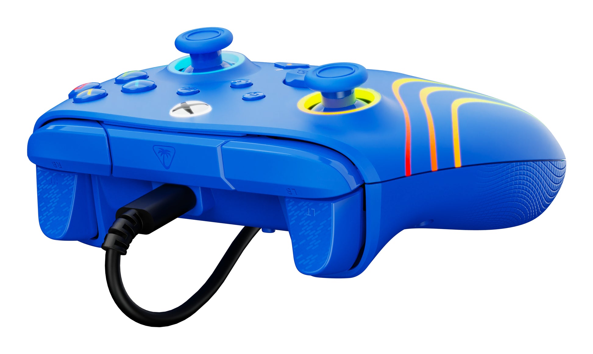 Turtle Beach Afterglow Wave – Gamepad – USB (kabelgebunden), RGB, für Xbox Series X/S, Xbox One & PC, Blau
