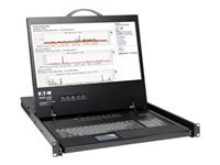 Eaton TIPPLITE – KVM-Switch, 8-Port, DisplayPort, 17" LCD, IP-Fernzugriff