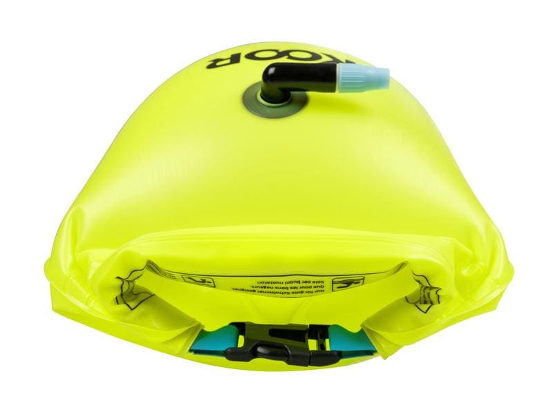 KOOR Schwimmboje – wasserfest – 15 l, Ø 280 mm, H 610 mm – gelb – PVC
