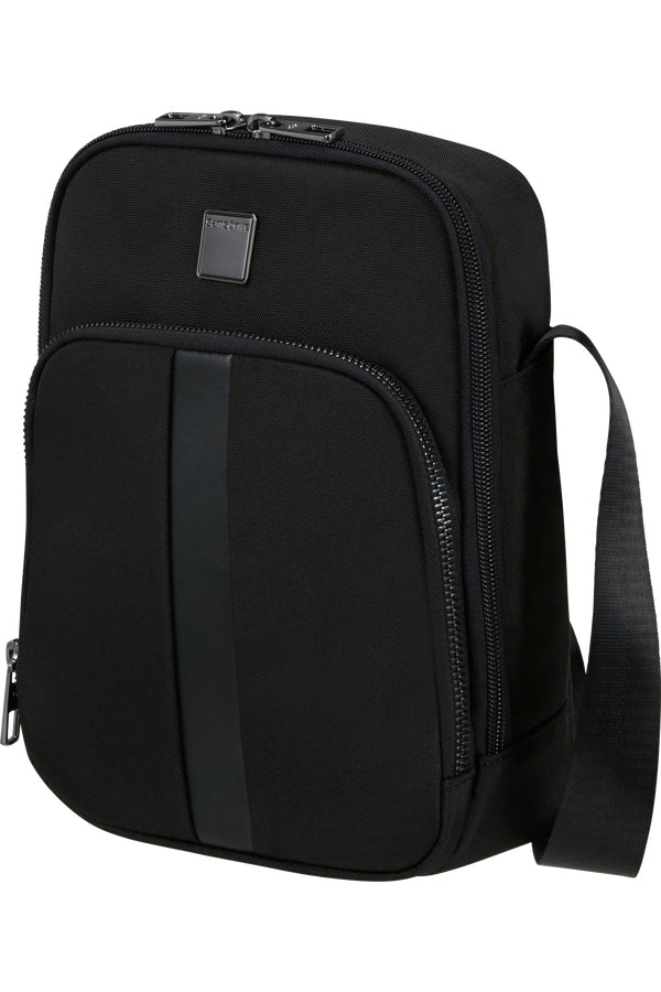 Samsonite Umhängetasche Sacksquare Crossover M – für Tablets bis 9,7", Polyester, Schwarz